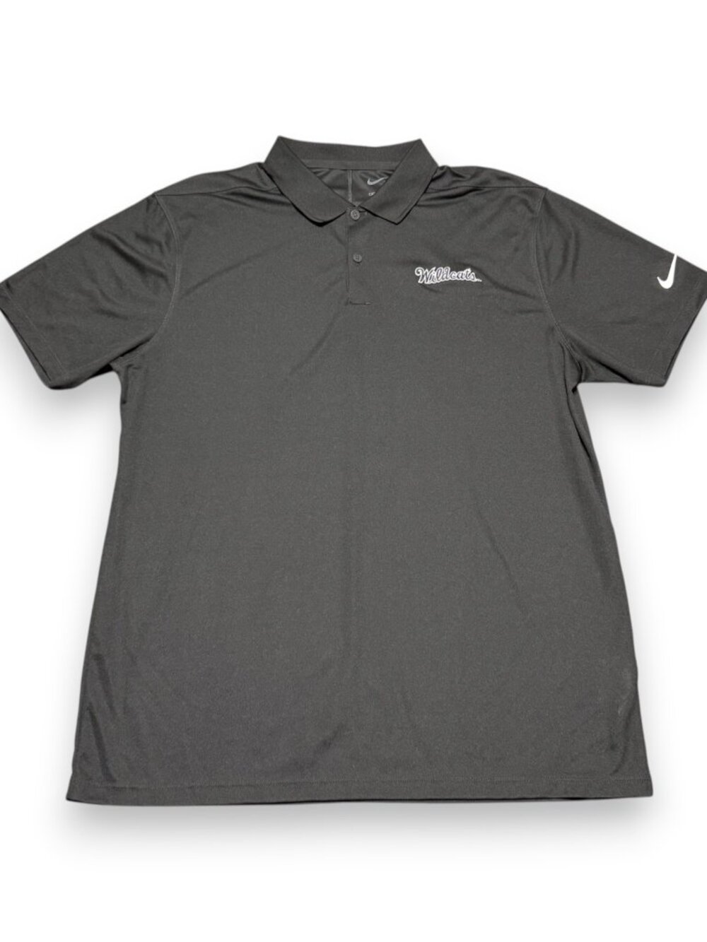 Kansas State Wildcats Men's Black Script Wildcats Polo Size Large